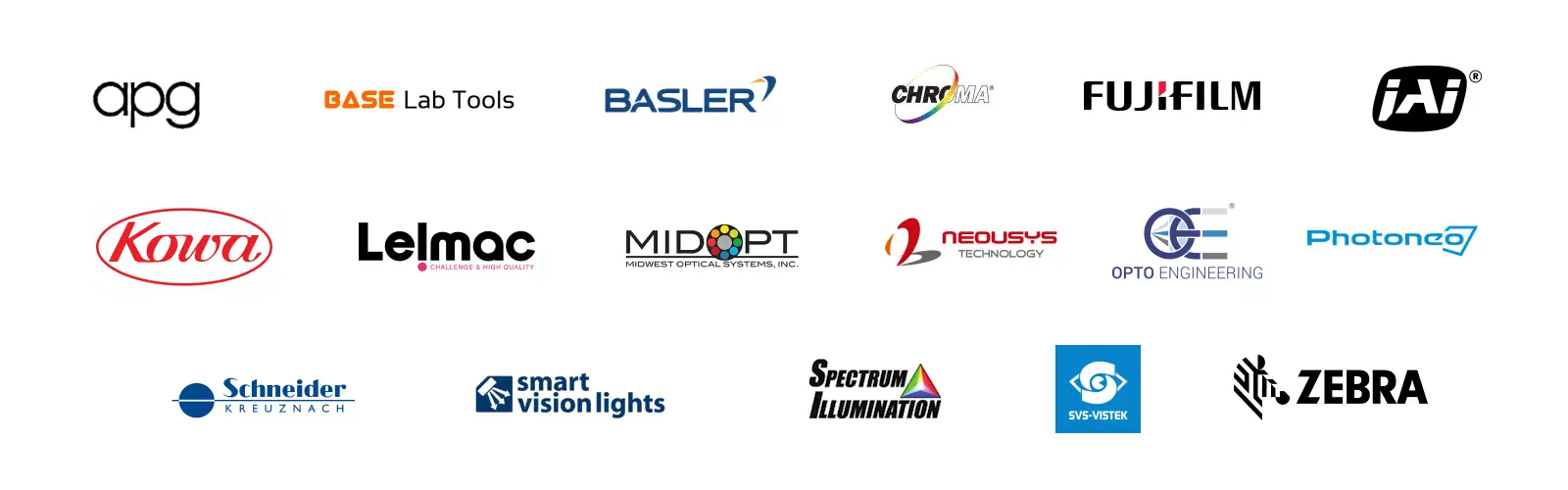 machine vision components